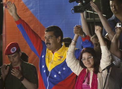 President Nicolas Maduro and his wife, Attorney General Cilia Flores.