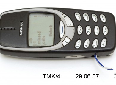 A Metropolitan Police handout of a mobile phone intended to be used as part of a car bomb in London's West End.