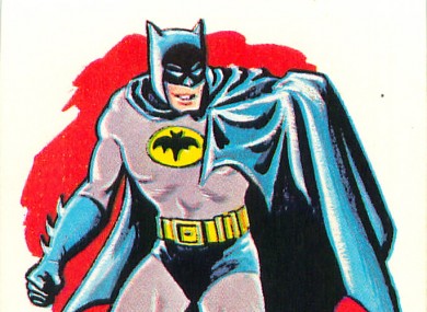 Batman, as he might look after accidentally locking himself into a building