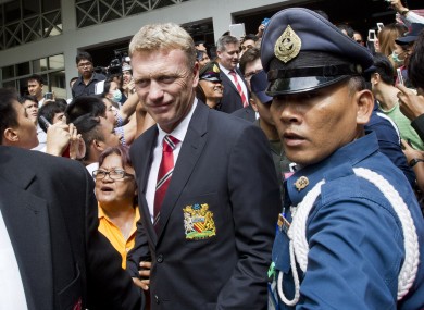 David Moyes and his squad touch down for their preseason tour.