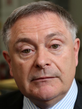 Brendan Howlin with the dead serious face on him. Seriously, like.