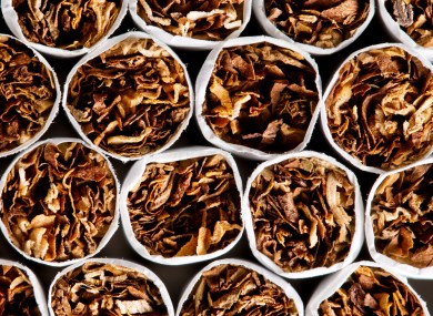 Close-up of cigarettes