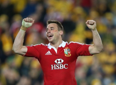 Tommy Bowe's last match was the Third test win over Australia.
