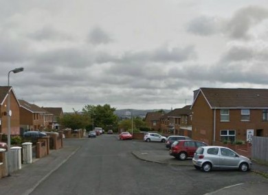 The Downfine estate in west Belfast