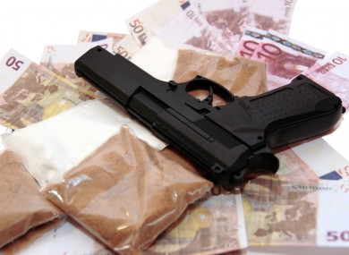 A stash of drugs and money.