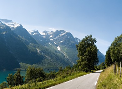 Loen, a small, picturesque village on the western coast of Norway