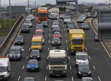 Traffic in Dublin (file photo)