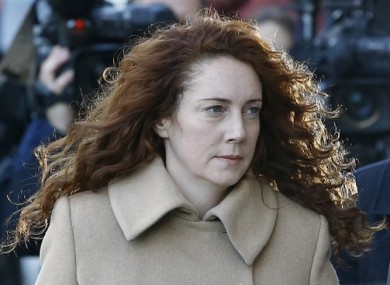 Rebekah Brooks arrives at The Old Bailey today