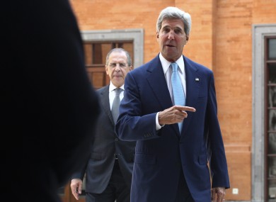 US Secretary of State John Kerry in Indonesia yesterday