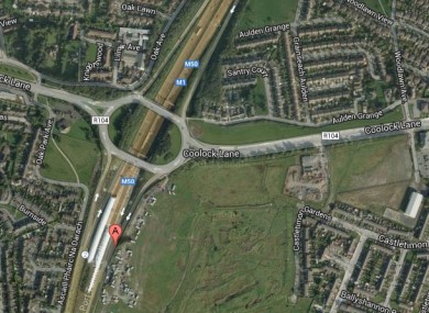 M1 approaching Port Tunnel