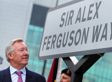 Alex Ferguson says he's happy to have retired.