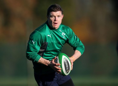 Ireland fans will beathe easier now that Sexton, O'Driscoll (pictured) and Kearney have been named to start.