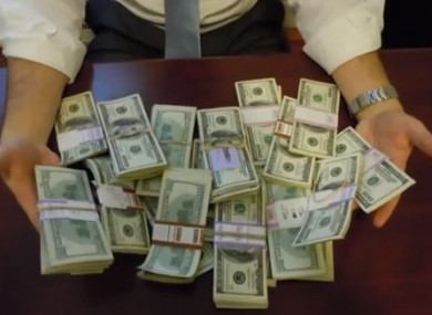The $98k found in the $200 desk.