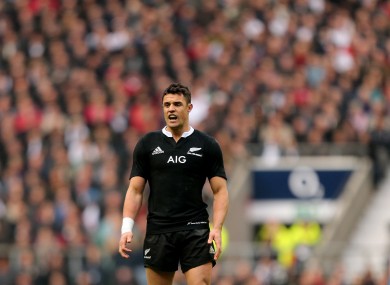Dan Carter will not make his 101st Test cap on Sunday.