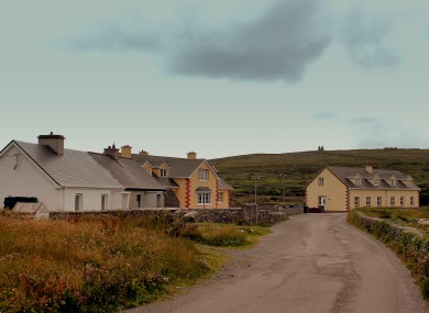 File photo of Inis Mór (not of scene).