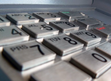 Keypad of an ATM