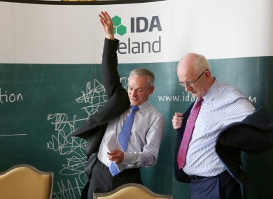 Jobs Minister Richard Bruton can wave his hands like he just doesn't care after The Guardian's kind words for the IDA today.