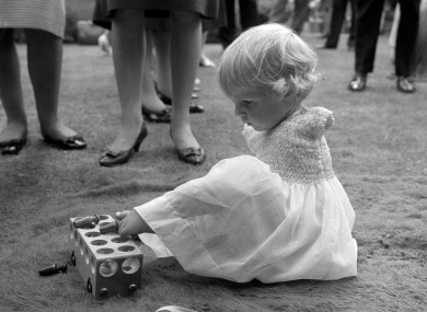 Phillipa Bradbourne, a Thalidomide baby born without arms, at a party in London i n1963, two years after the drug was withdrawn fro the market.