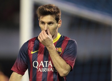 Messi hit out at Barcelona director Javier Faus recently.