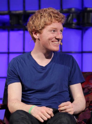 Patrick Collison at the Dublin Web Summit 2013.