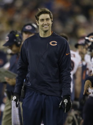 It's little wonder Jay Cutler is smiling thinking about much money he's going to make.