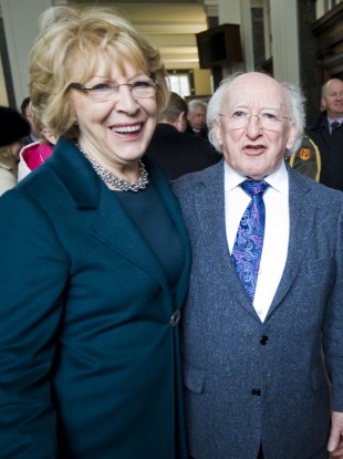 The President and Sabina Higgins