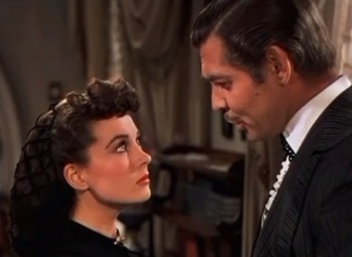 A scene from Gone With the Wind.