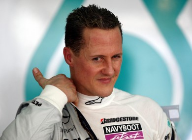 Michael Schumacher's accident may have been captured on a smartphone.