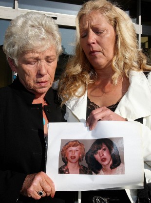 Christine Keegan (left) and her daughter Antoinette Keegan, whose two sisters Mary and Martina perished in the fire.