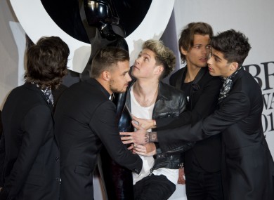 Niall, prior to getting stuck in a lift.