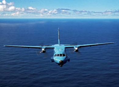 A Casa CN 235 maritime patrol aircraft