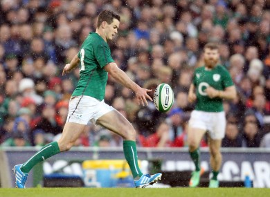 Jonny Sexton kicked the ball superbly against Wales.