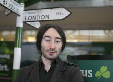 UCC researcher Dr David Ralph in Dublin Airport