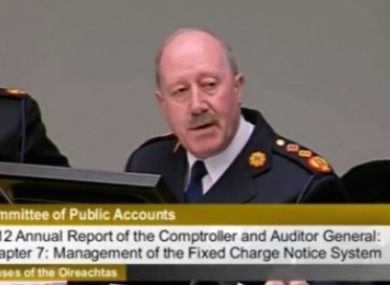 Martin Callinan speaking to the PAC