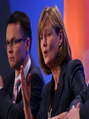 Senator Deirdre Clune on the second day of the Fine Gael National Conference in October 2013.