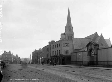 A historical shot of St. James's spire.