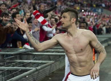 Top Gun: The Frenchman has been Arsenal's only real striking threat.