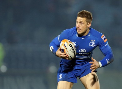 Jimmy Gopperth starts at 10 for Leinster.
