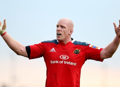 No rest for the excellent: Paul O'Connell put in another full shift.