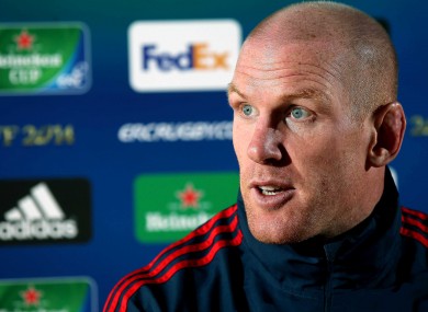 Munster's Paul O'Connell is eyeing his fourth Heineken Cup final.