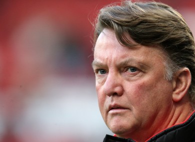Louis Van Gaal: heading for the World Cup.