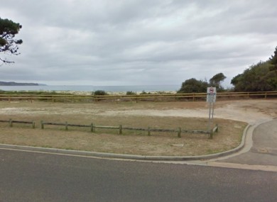 The coast road looking onto Tathra Beac