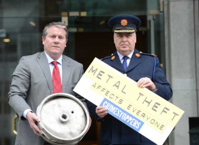 Assistant Commissioner Derek Byrne and Netwatch CEO David Walsh