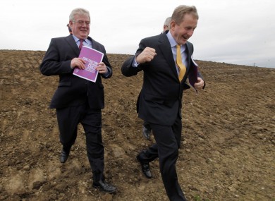 The Tánaiste and Taoiseach in Abbotstown this week where they outlined the government's new construction strategy.