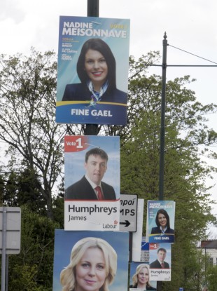 Local election posters are dominating lampposts across the country, particularly in Dublin