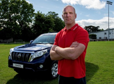 Paul O'Connell is a Toyota Ireland Sporting Ambassador.