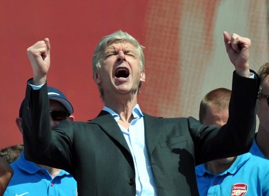 Arsene Wenger: ended a trophy famine in May.