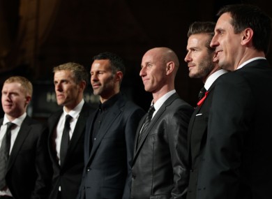 The Class of 92 at the premier of their documentary last December.