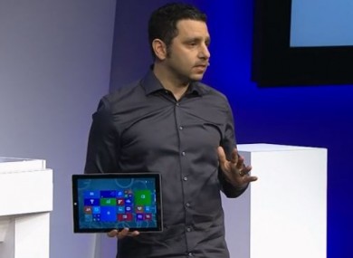 The head and creator of the Surface project, Panos Panay, talking about the Surface Pro 3.