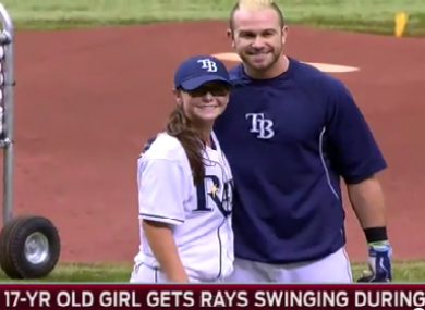 Chelsea Baker made headlines stateside after stumping the Rays' batters.